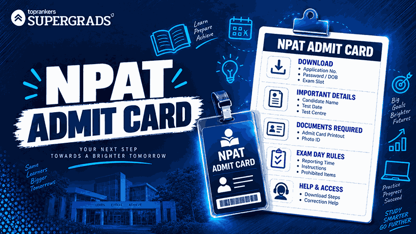 NPAT Admit Card