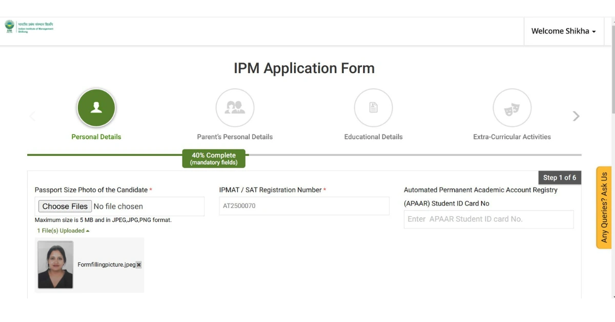  IIM Shillong IPMAT
