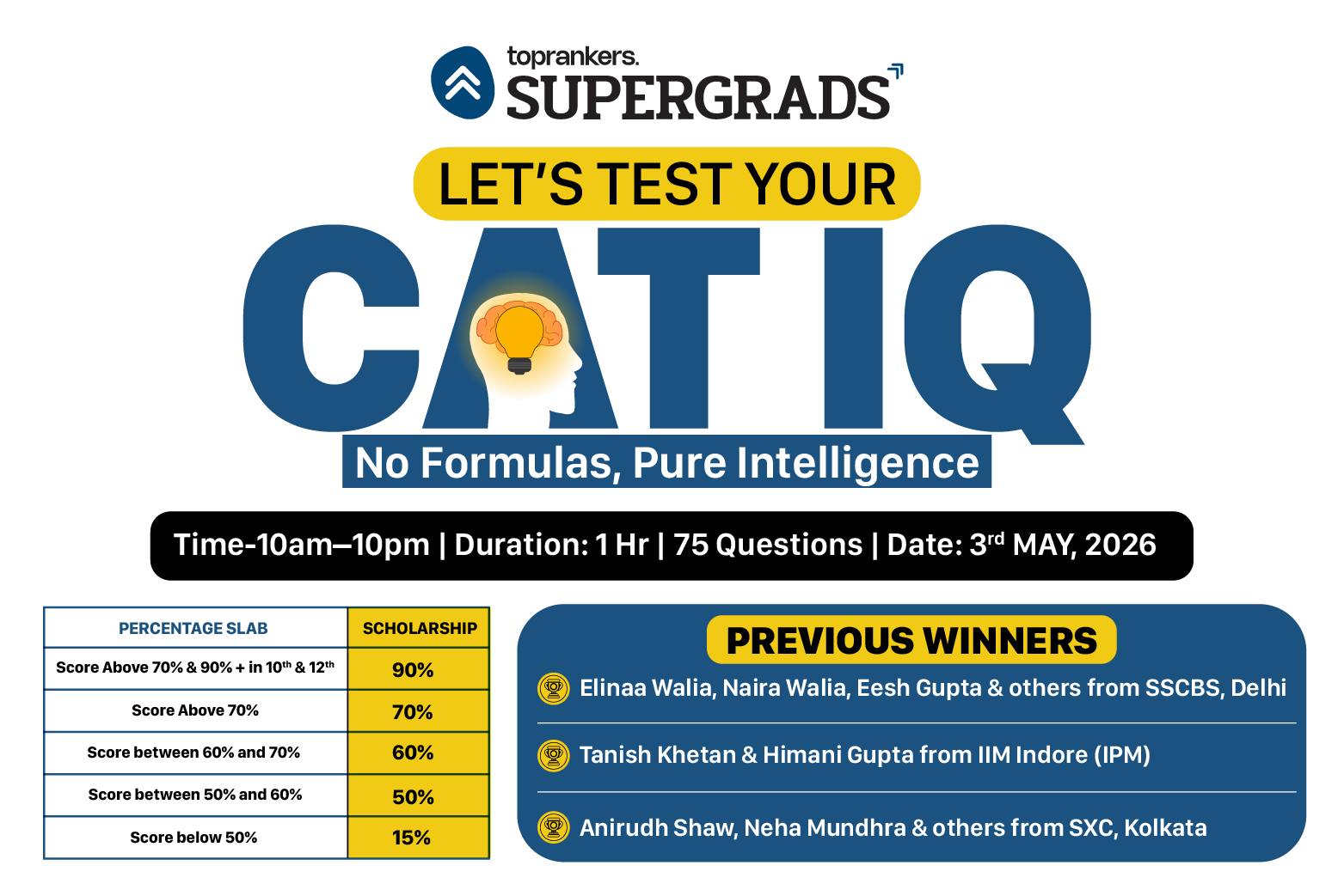 Supergrads CAT IQ Test