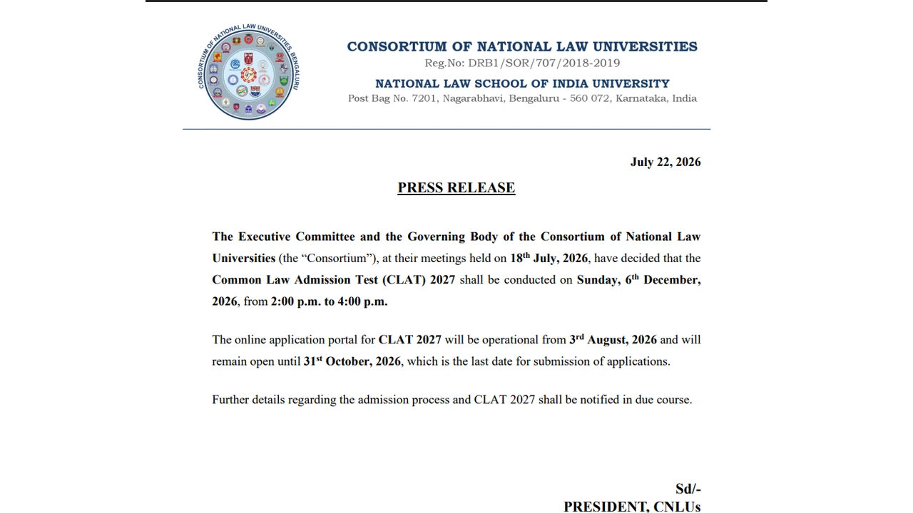clat notification