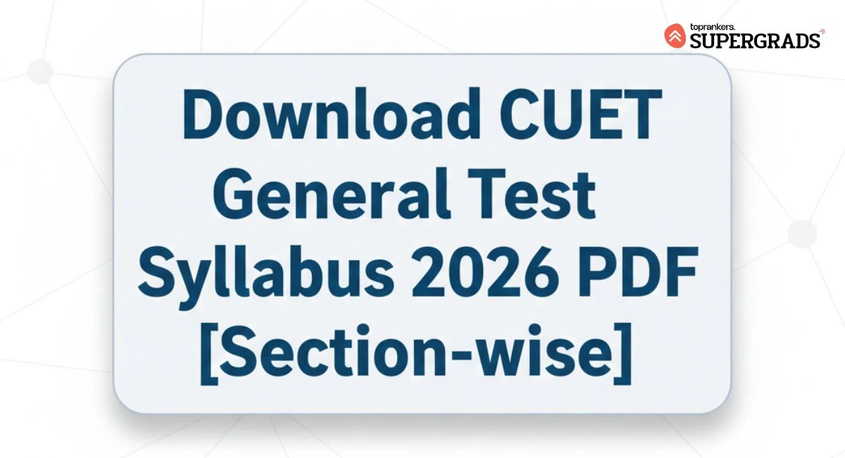 cuet general test syllabus