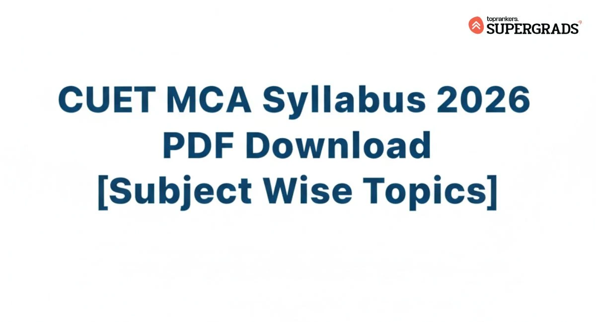 cuet mca syllabus