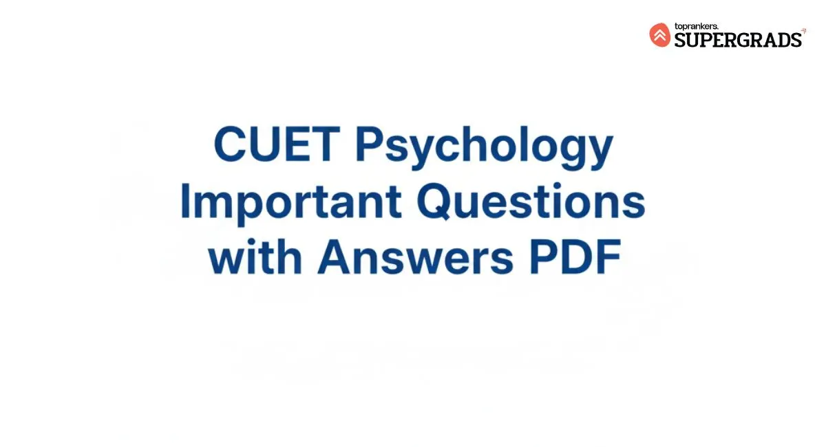 cuet psychology important questions