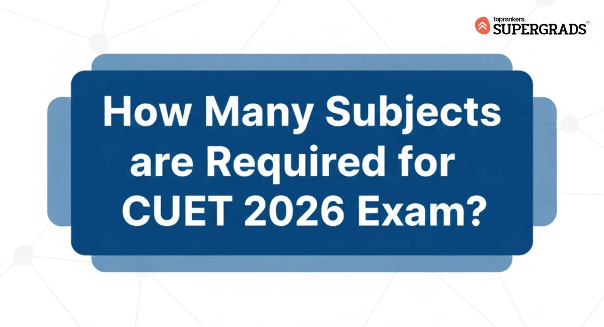 how many subjects are required for cuet