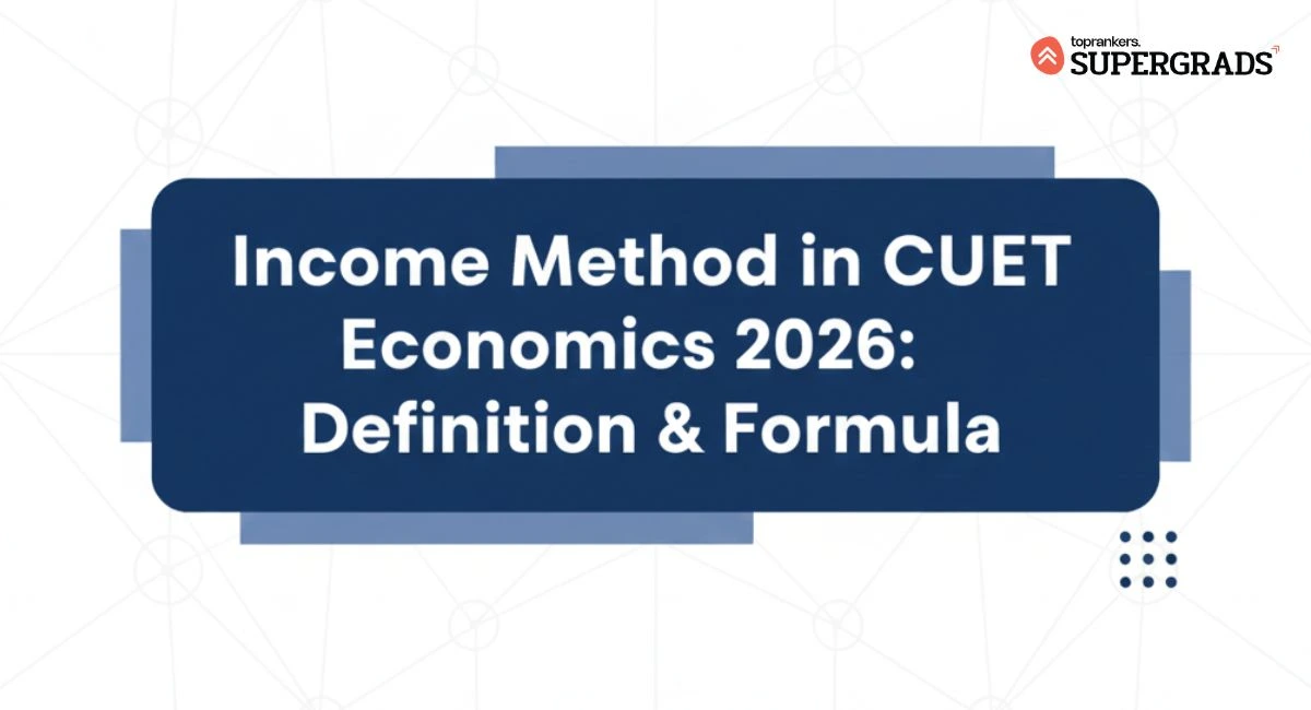 income method in cuet economics