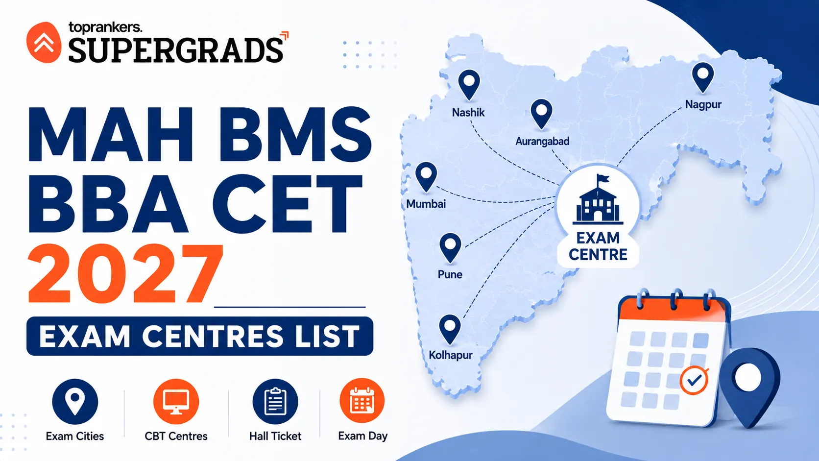 MAH BMS BBA CET Exam Centres