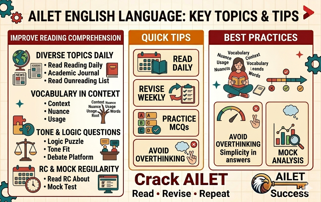 AILET english Important Topics
