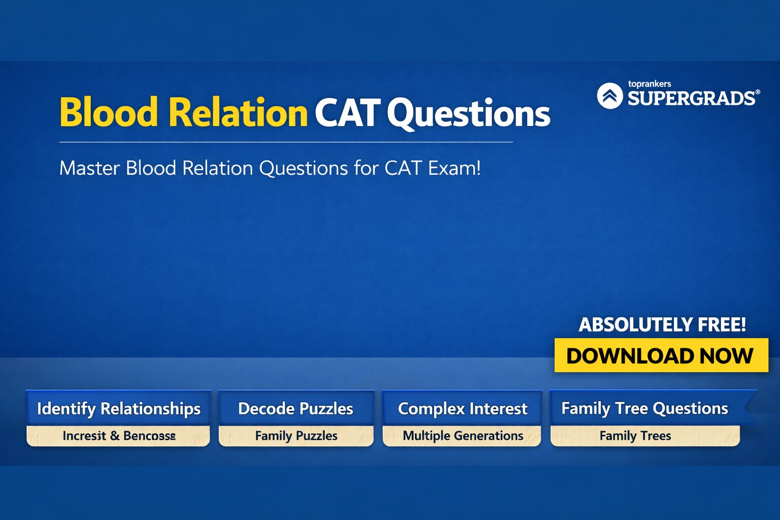CAT blood relation Questions”