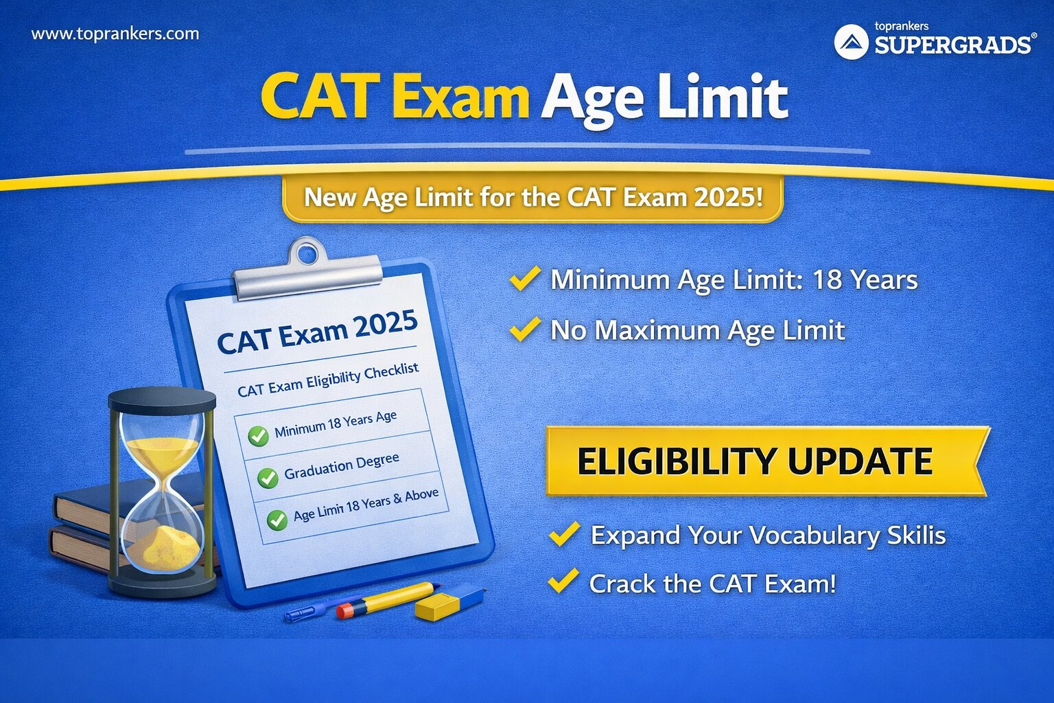 CAT Exam Age Limit”