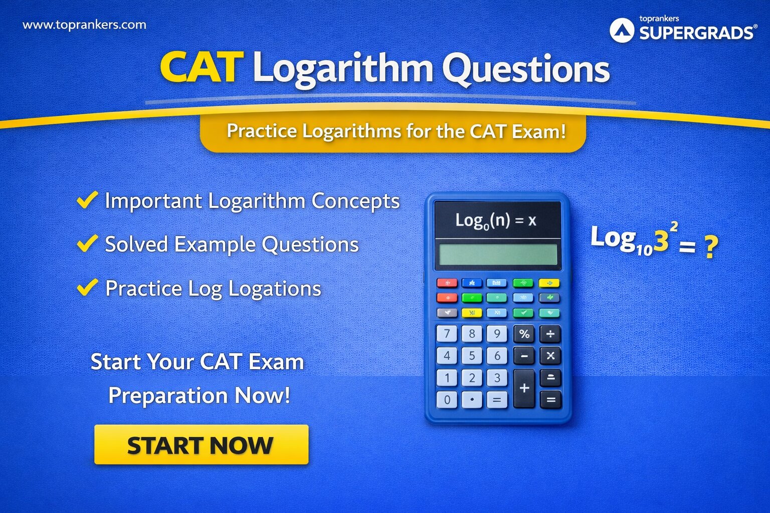 CAT Logarithm Questions”