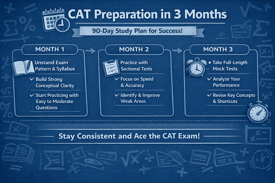 CAT Preparation in 3 Months