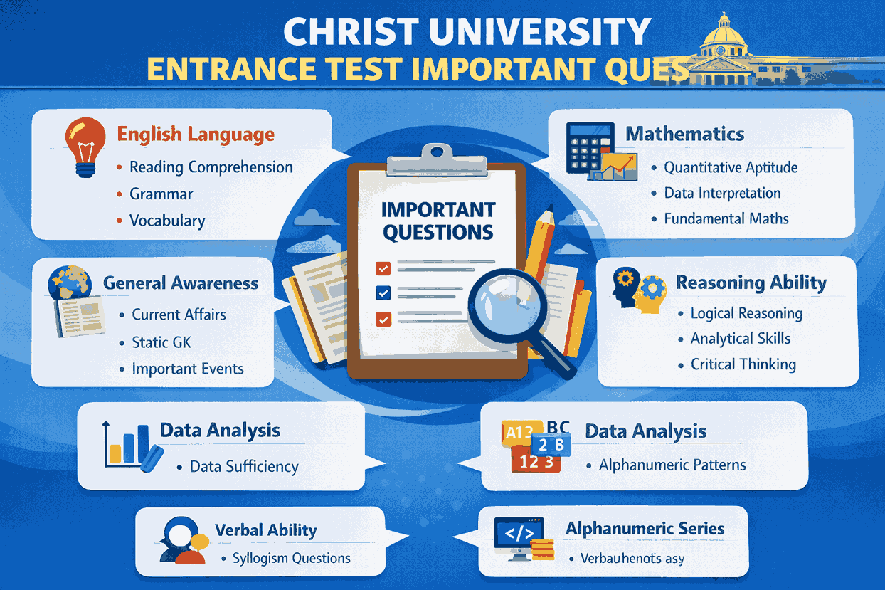Christ University Entrance Test Important Questions”
