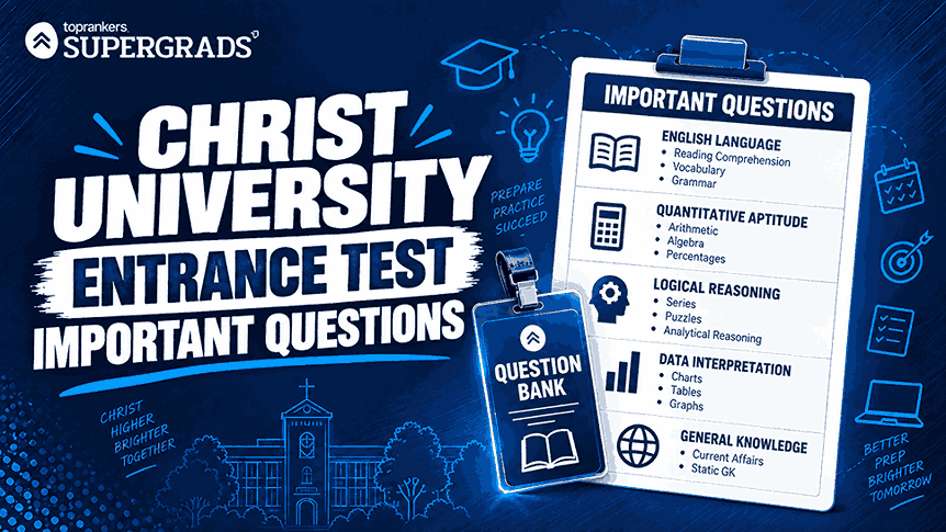 Christ University Entrance Test Important Questions”
