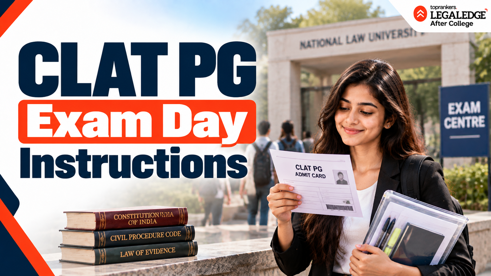 CLAT PG Exam Day Instructions