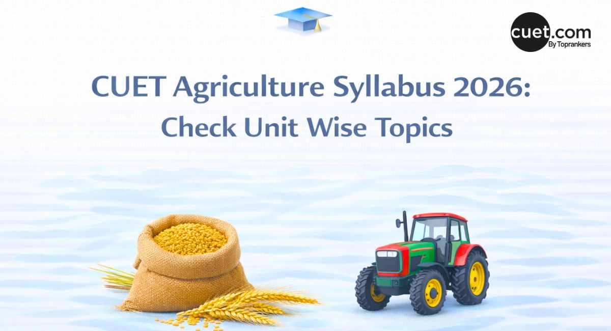 cuet agriculture syllabus 2026