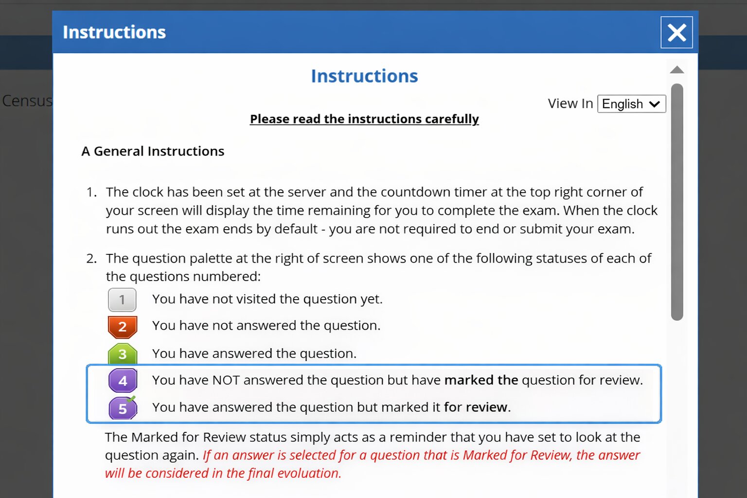cuet mark for review strategy