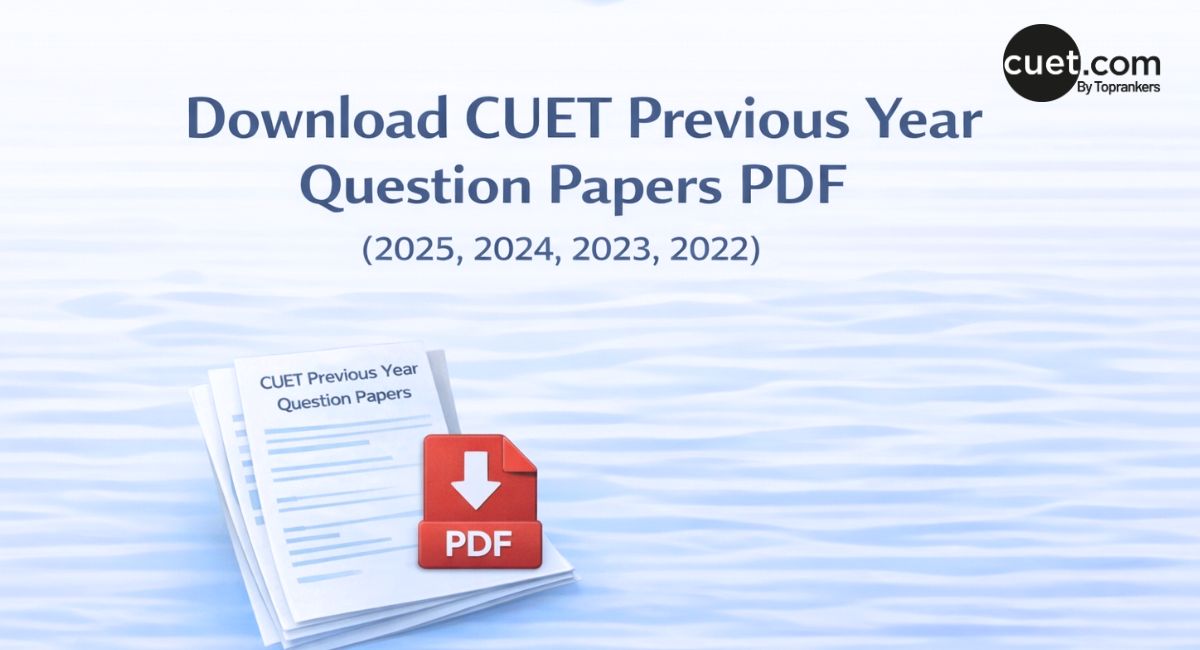 CUET previous year question papers