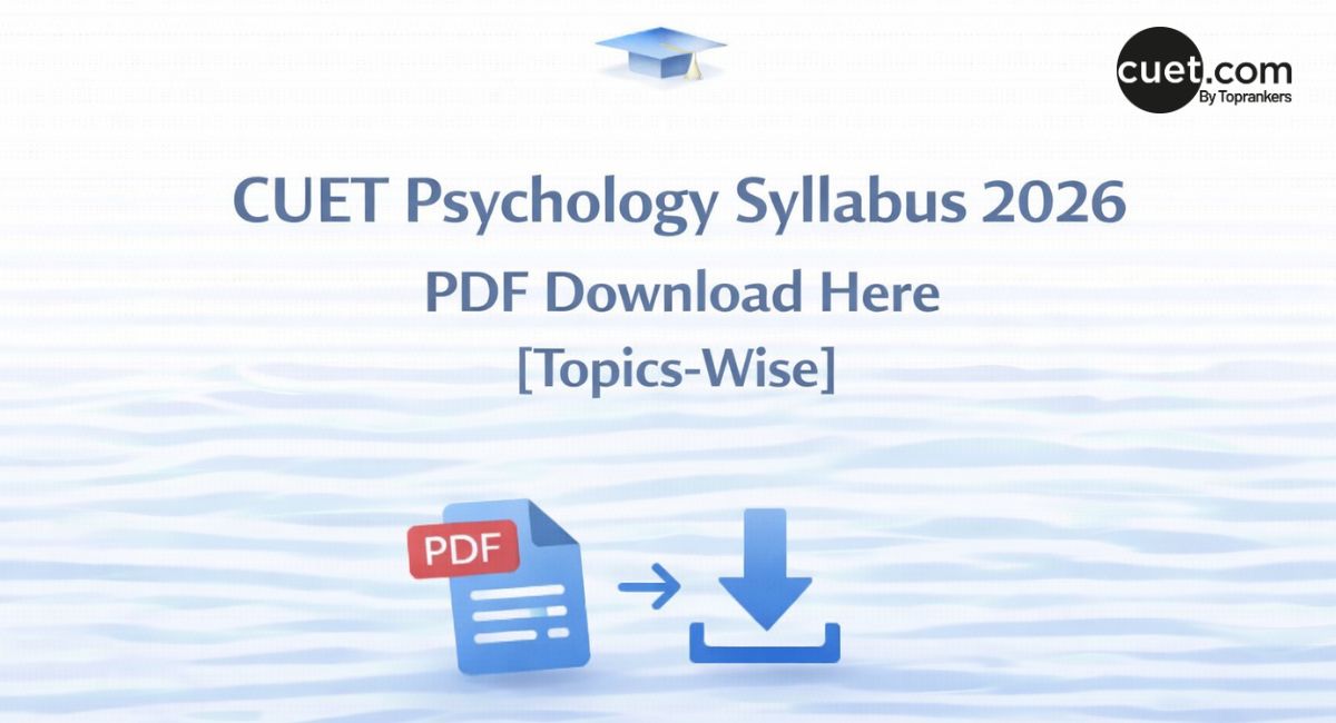 cuet psychology syllabus 2026