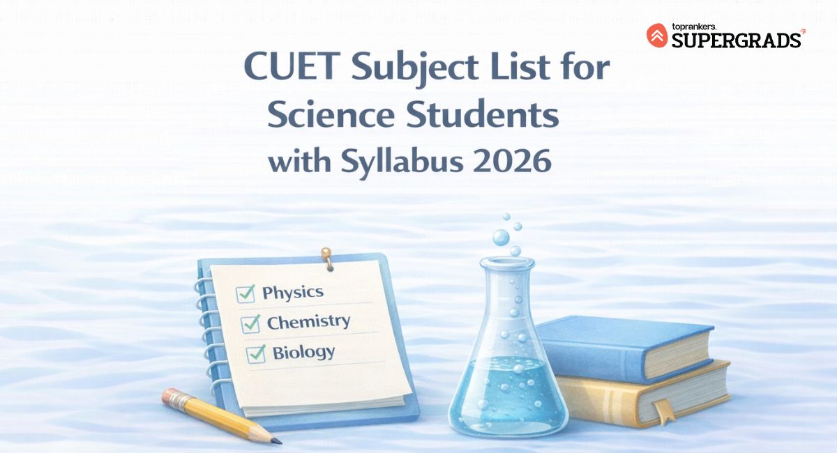 cuet subject list for science students