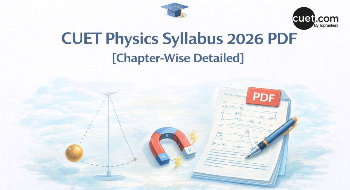 CUET physics syllabus 2026