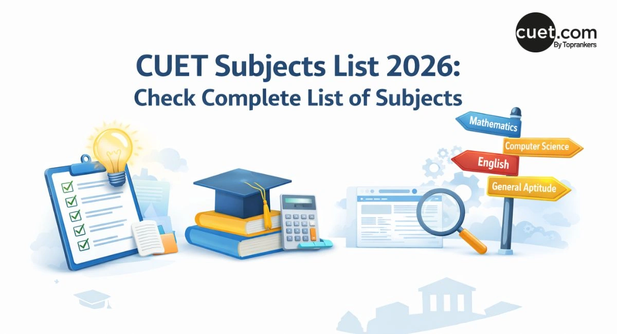 CUET subject list 2026