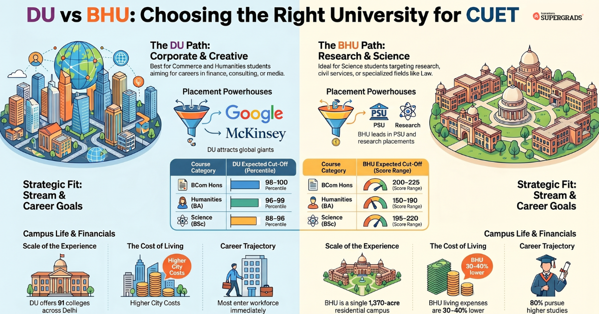  du vs bhu which university should you actually choose for cuet