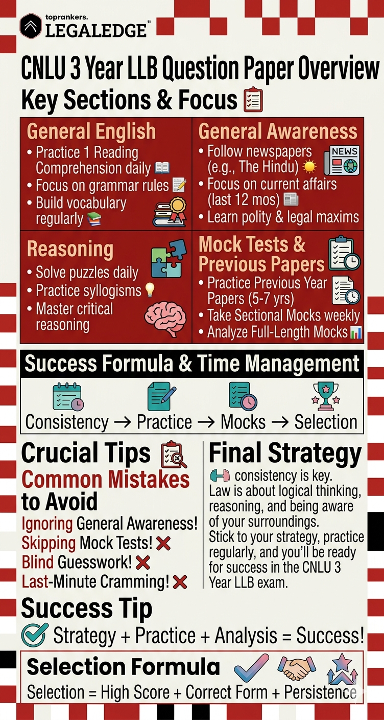 CNLU 3 Year LLB Question Paper