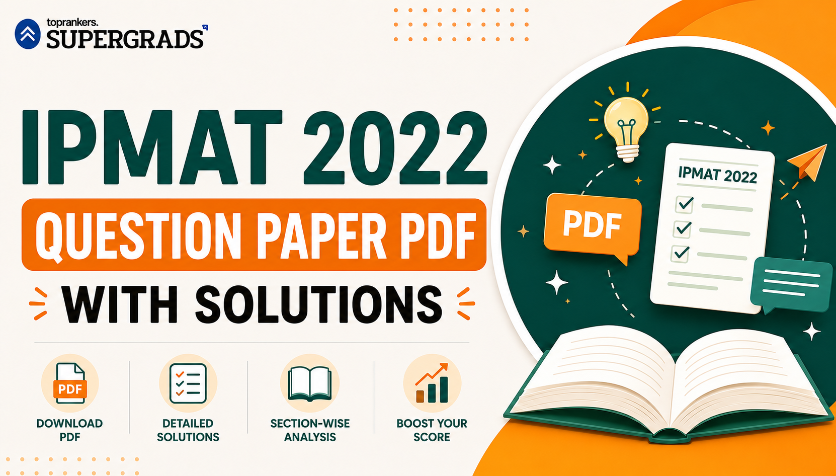 IPMAT 2022 Question Paper PDF with Solutions