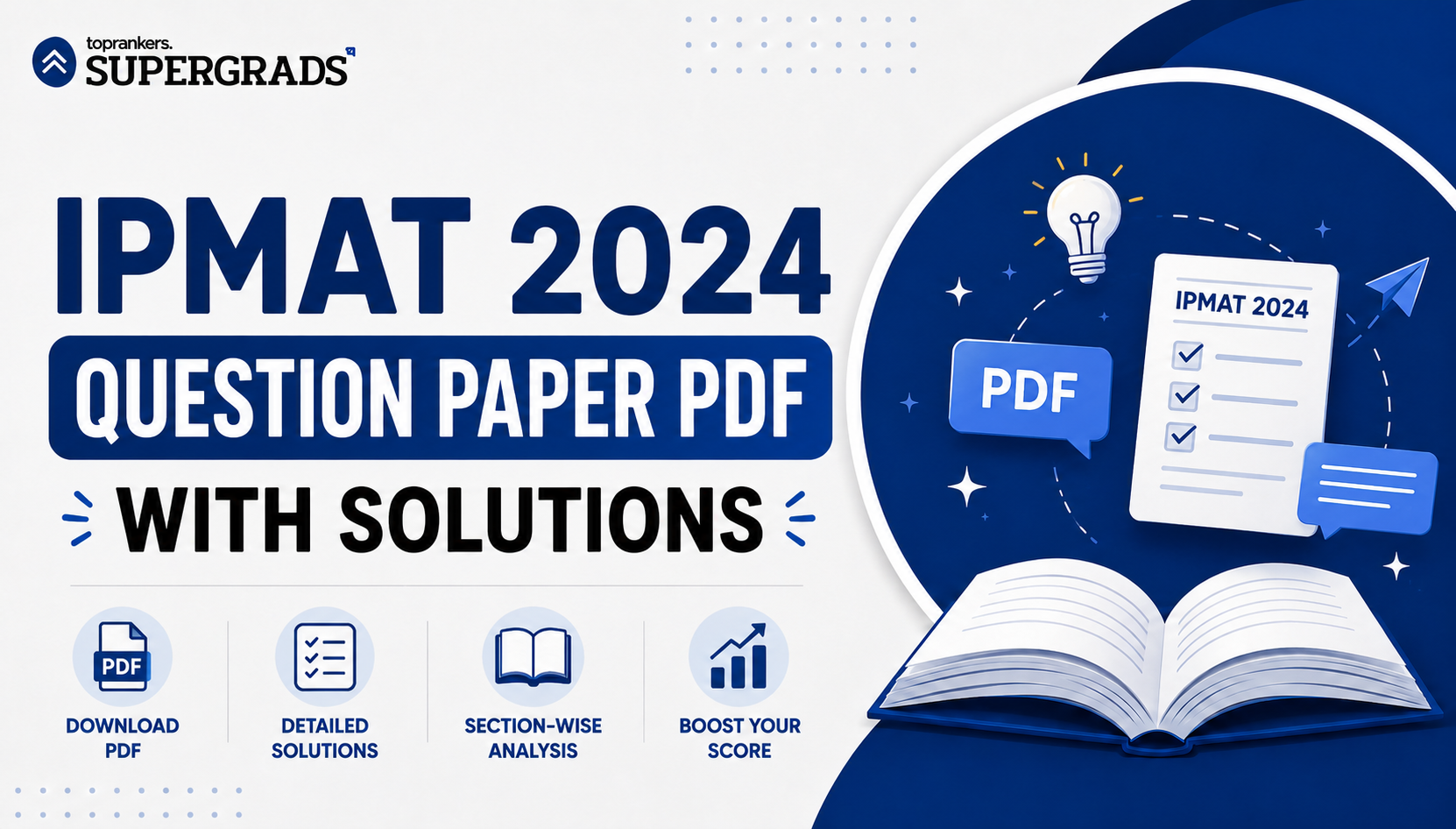 IPMAT 2024 Question Paper PDF