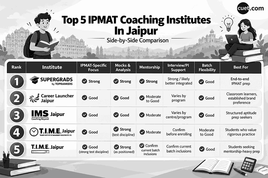 Top 5 IPMAT Coaching Institites in Jaipur”