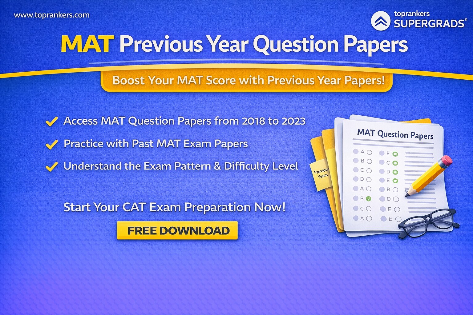 MAT Previous Year Question Papers”