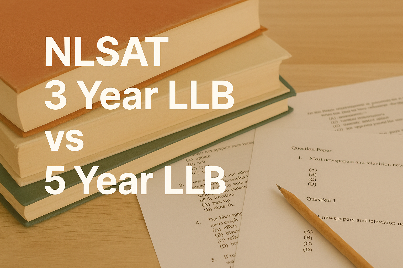 NLSAT 3 year LLB vs 5 Year LLB