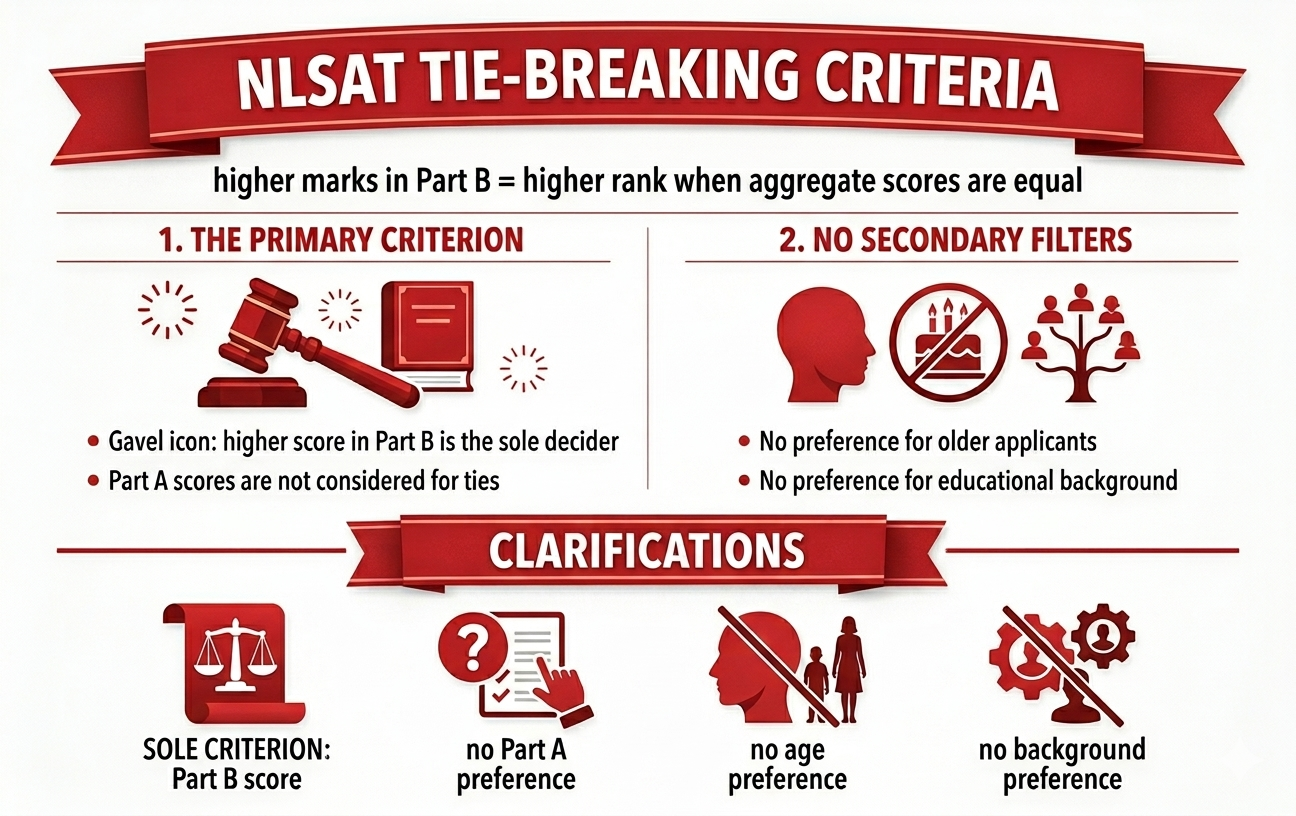 NLSAT Ties Breaker Rule
