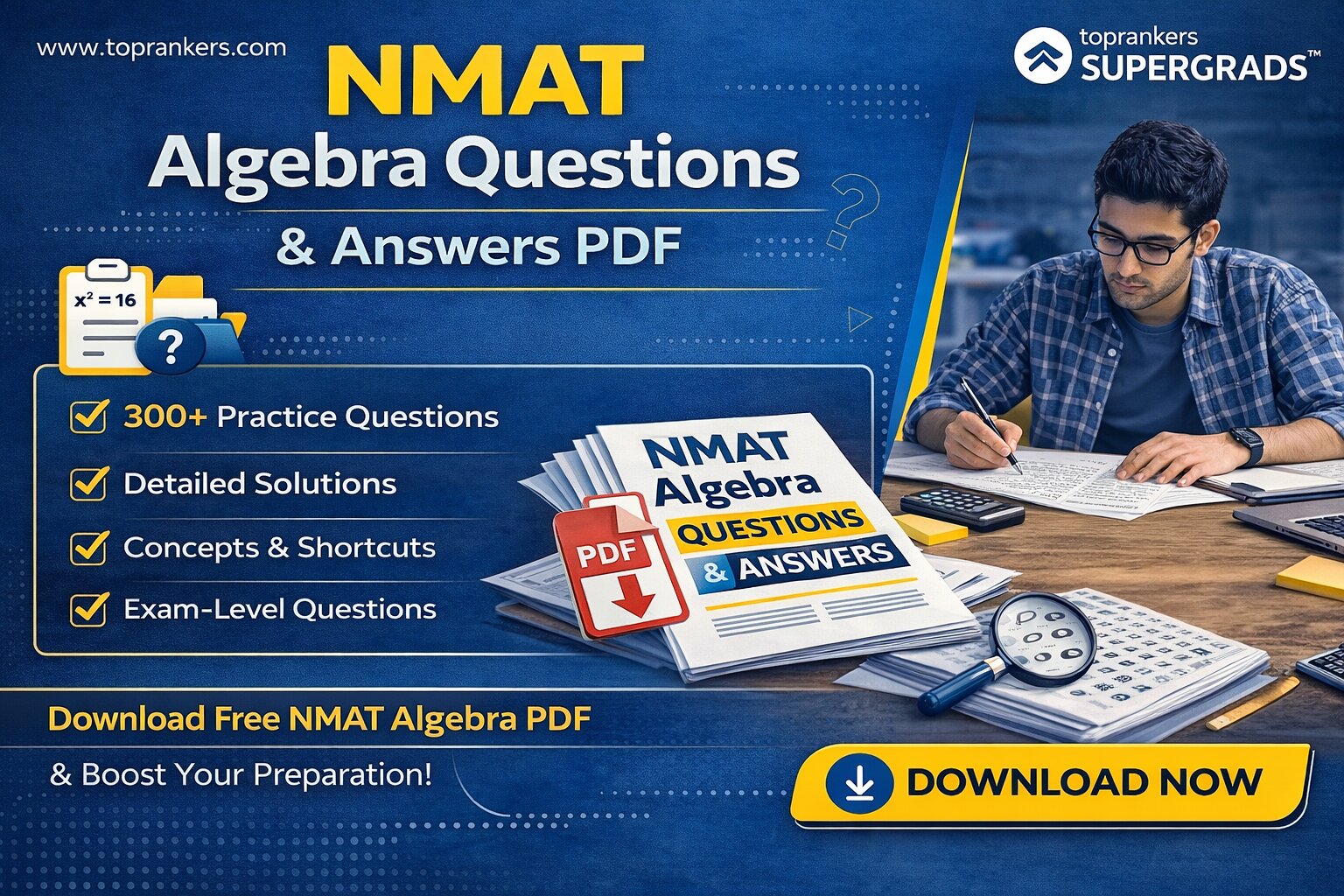 NMAT Algebra Questions”