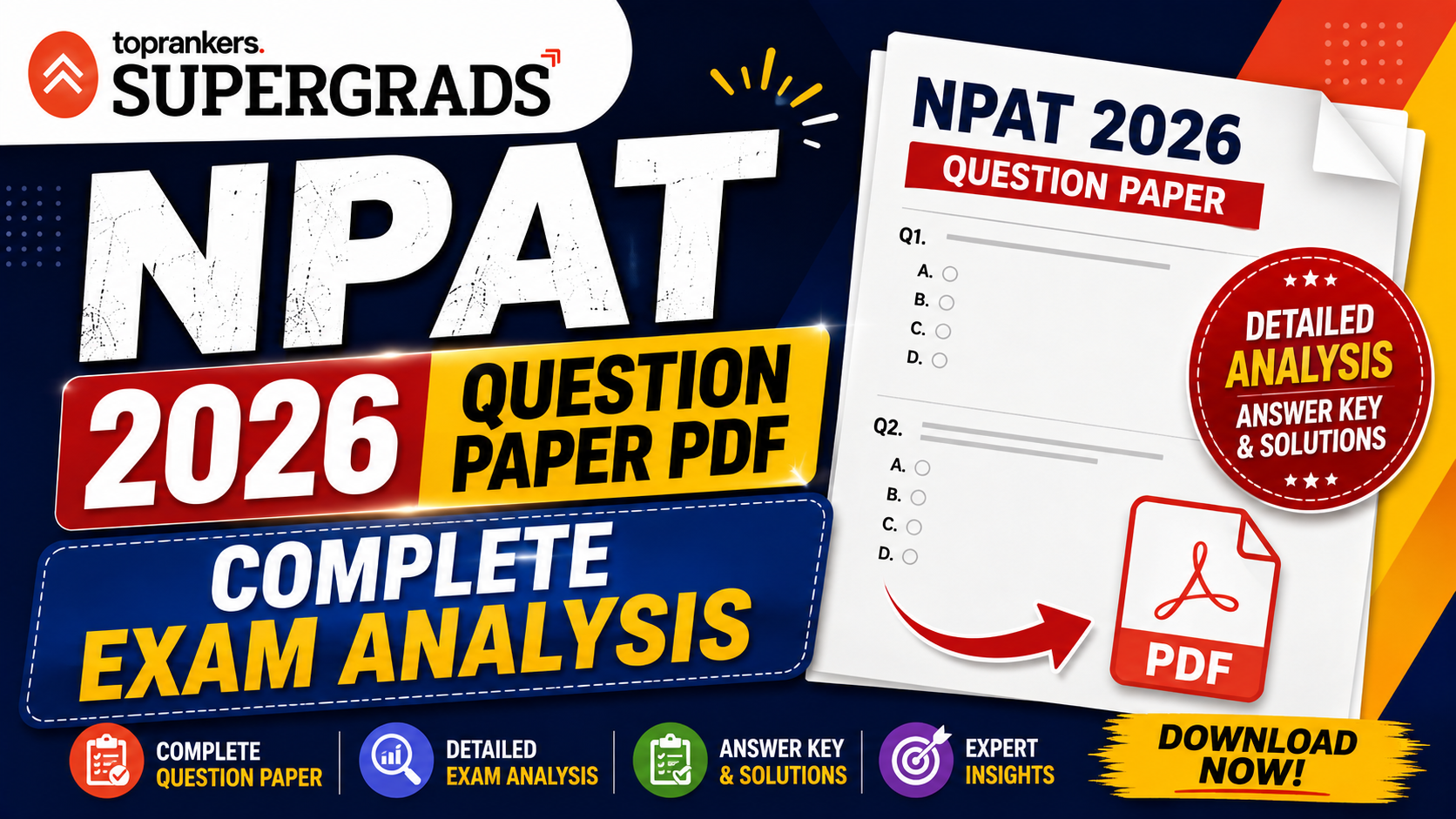 IPMAT Indore 2026 Question paper with solutions