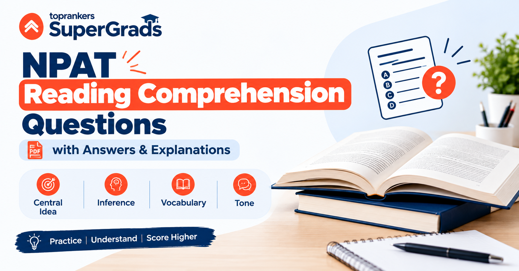 npat reading comprehension questions”