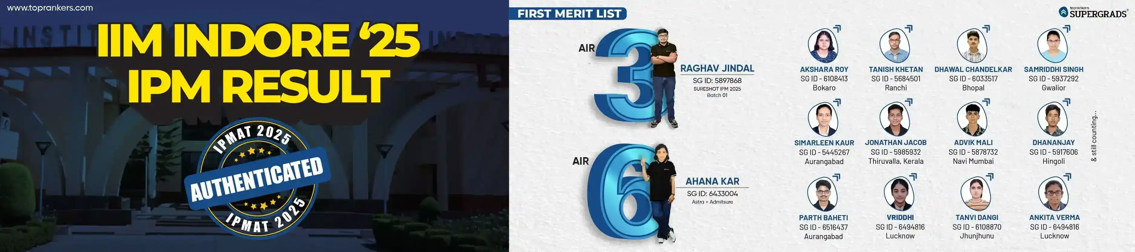 ipmat toppers interview