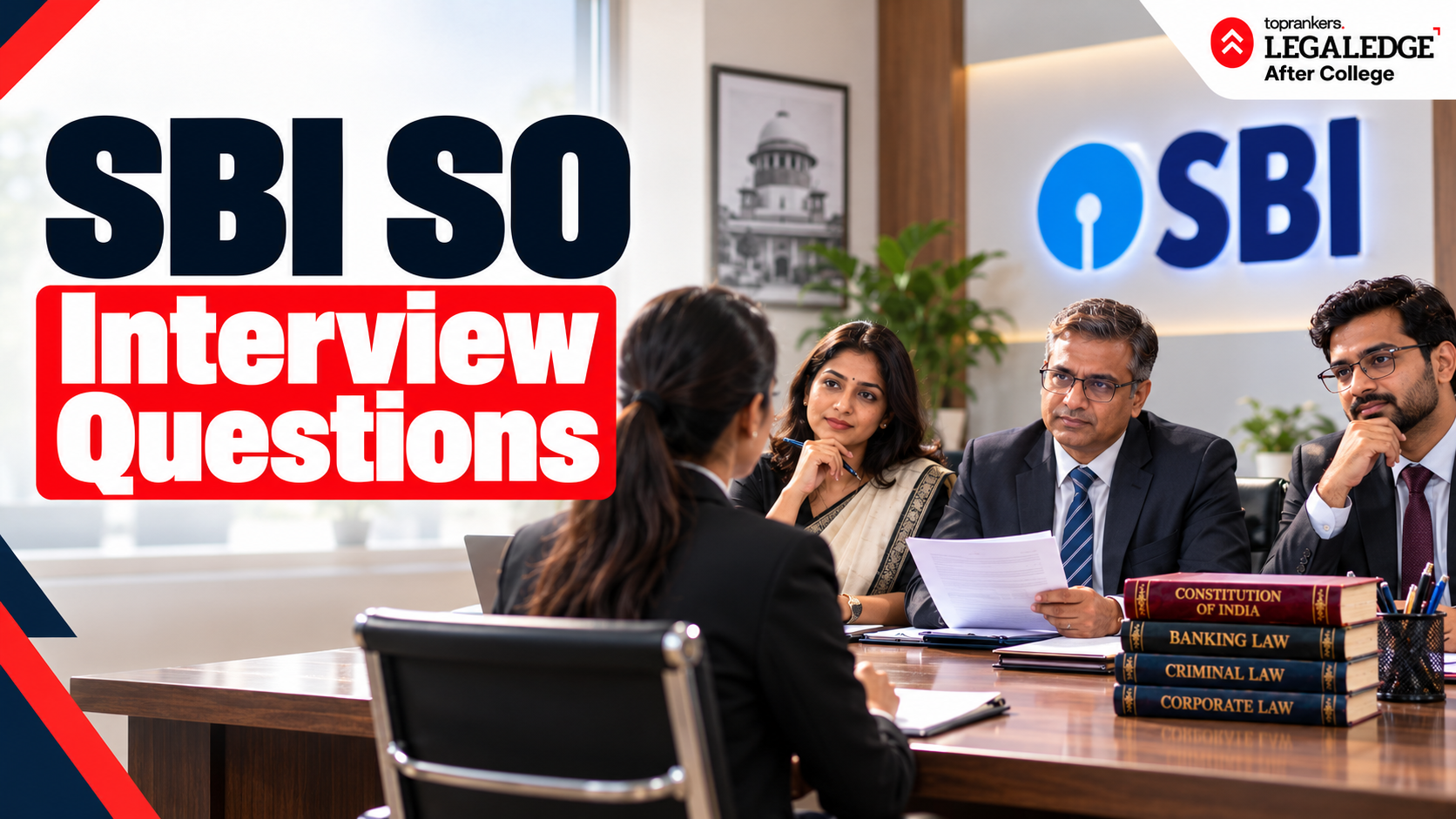 SBI SO Law Officer Interview Questions