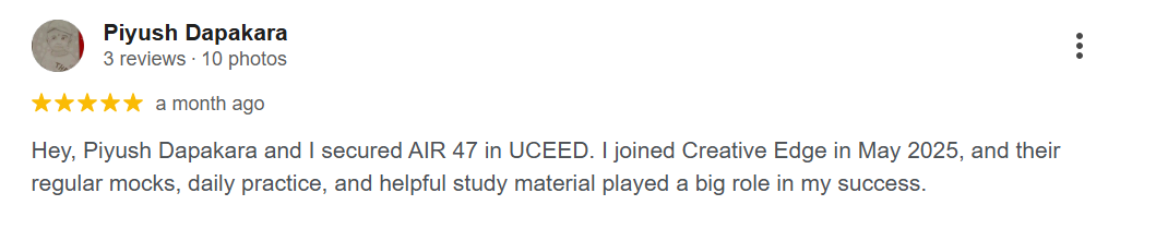 Creative Edge Coaching Real Review on Study Material