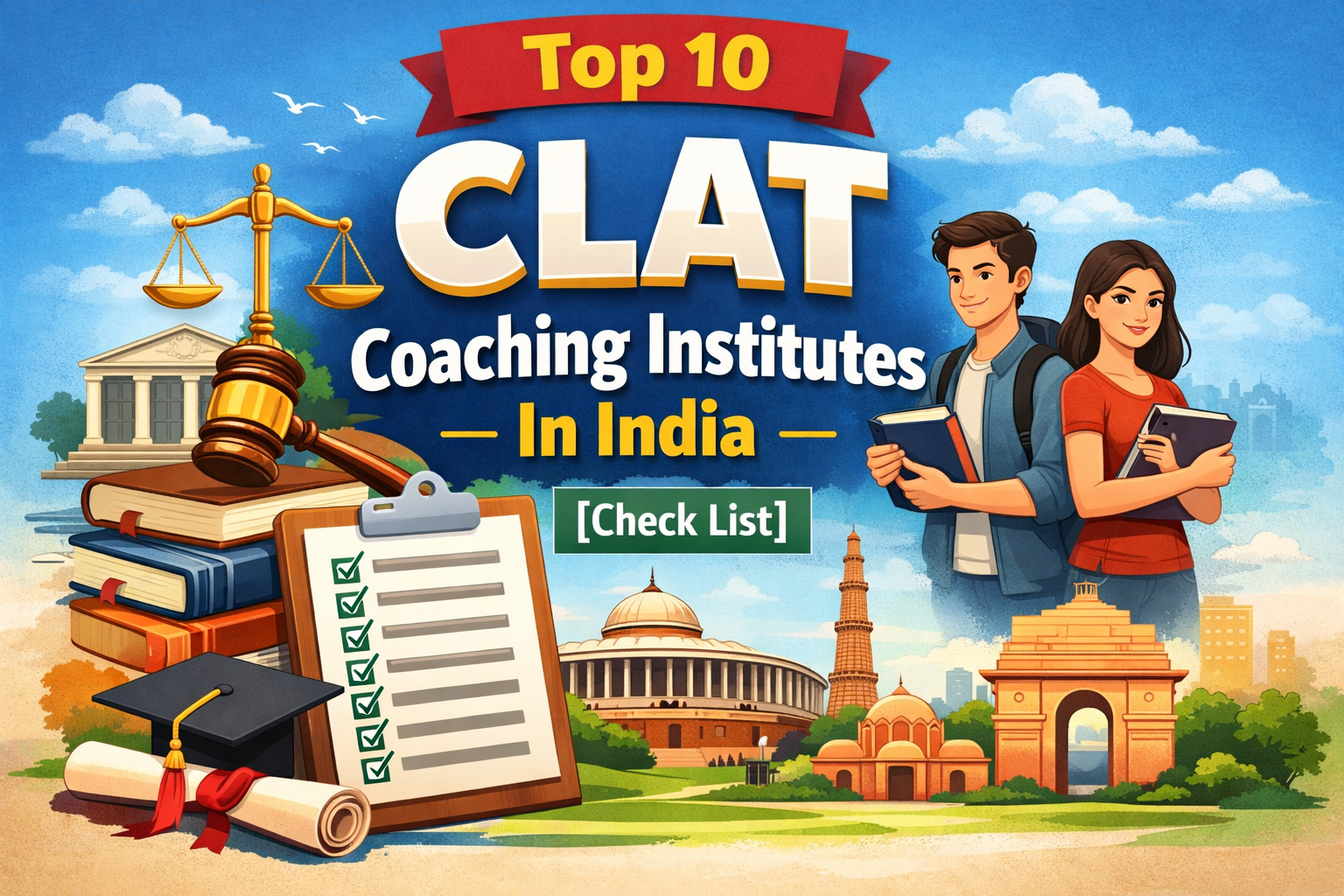 Top 10 CLAT Coaching Institutes”