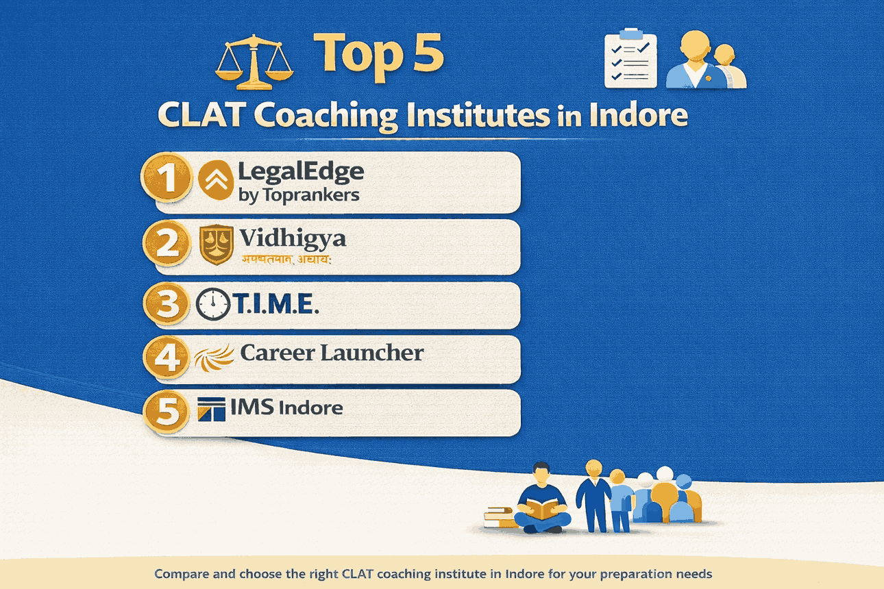 Top 5 CLAT Coaching Institutes In Indore”