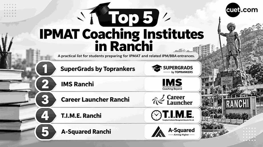 Top 5 IPMAT Coaching Institites in Ranchi”