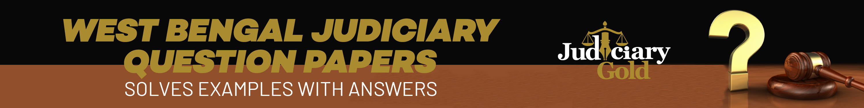 West Bengal Judiciary Question Papers