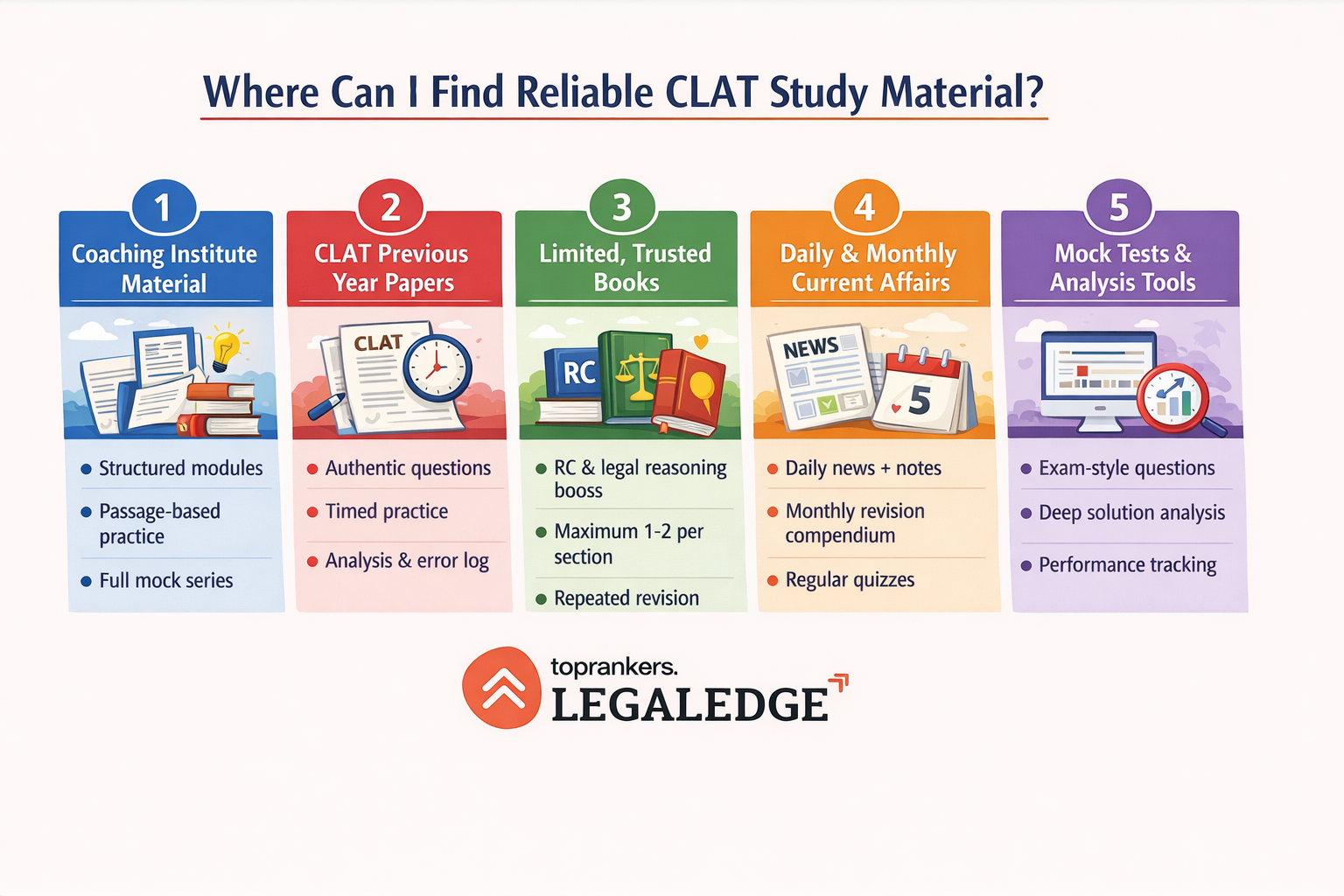 Where Can I Find Reliable Study Material for CLAT?”